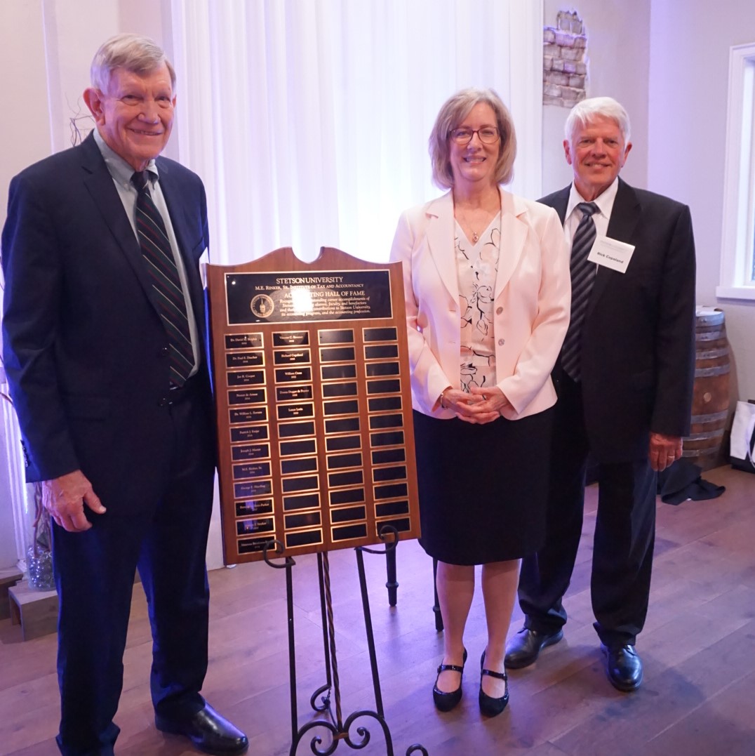 Hall of Fame, William Cross, Donna Duggar de Peyster and Richard Copeland